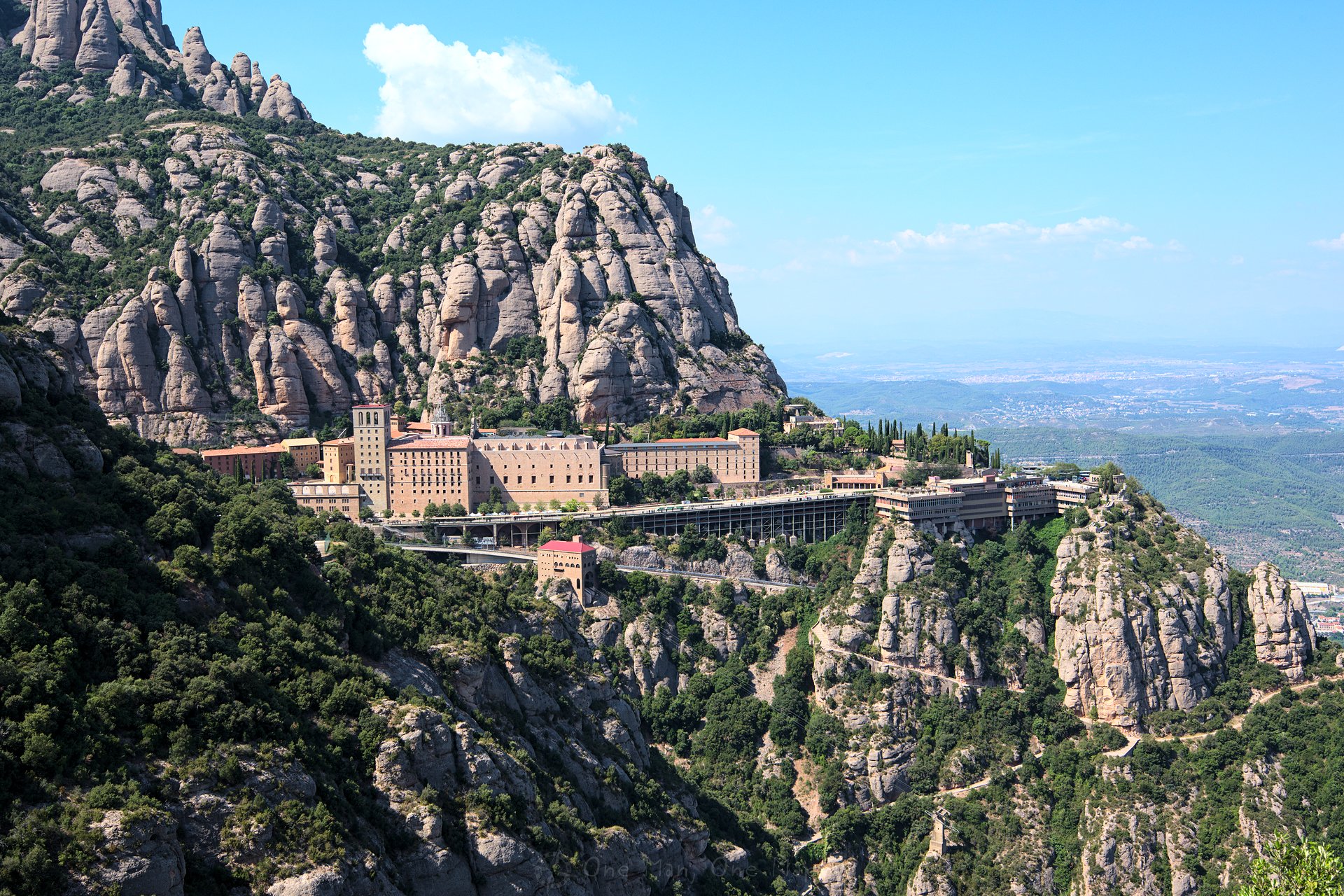 Pilgrimage and Hiking in the Montserrat mountains One Man, One Map